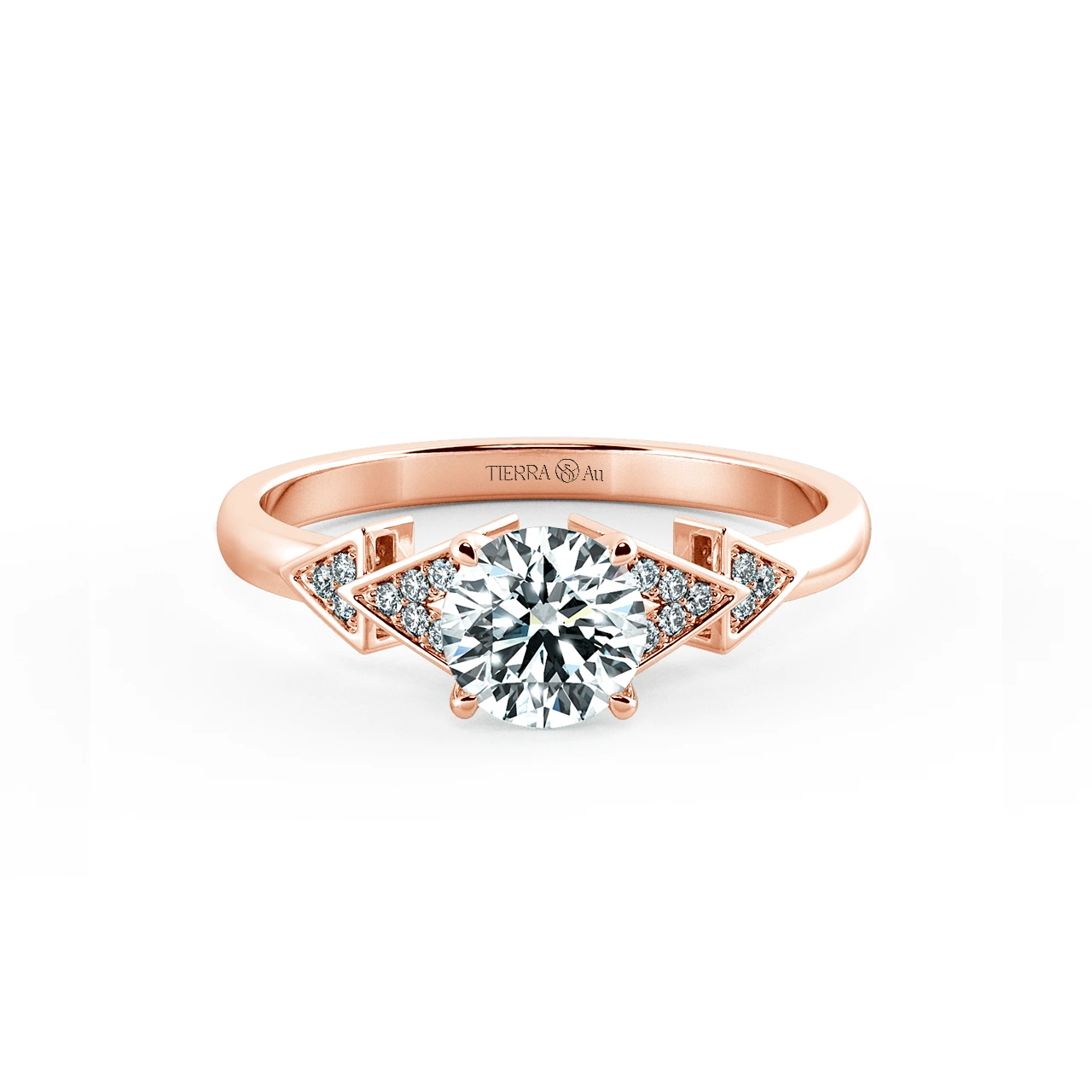 Solitaire Engagement Ring with Eternity Band NCH1807 1